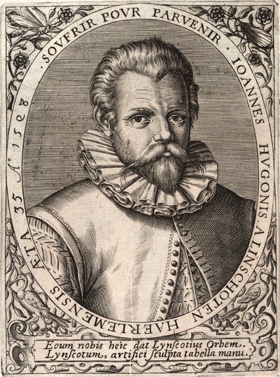 Plavba Jana Huygena van Linschotena do Východní Indie od Johann Theodor de Bry