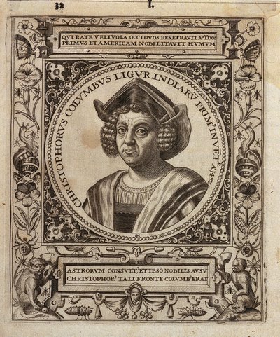 Portrét Kryštofa Kolumba od Johann Theodor de Bry