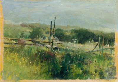 Louka s plotem od Johann  Till der Jüngere