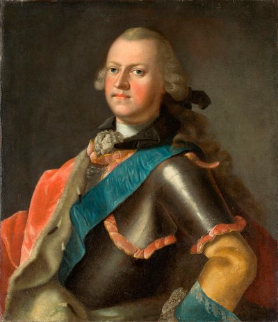 Vévoda Ernst Friedrich III Karel Sasko-Hildburghausenský (1727-1780) od Johann Valentin Tischbein