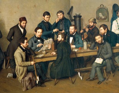 Zatčení revolucionáři v Trevíru (detail, viz 627261) od Johann Velten
