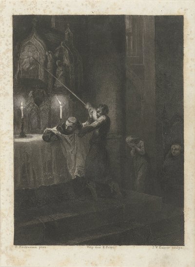 Zničení oltářního obrazu od Johann Wilhelm Kaiser (I)