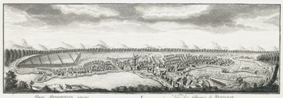 Pohled na továrny Nevyansk, cca 1735 od Johann Wilhelm Lürsenius
