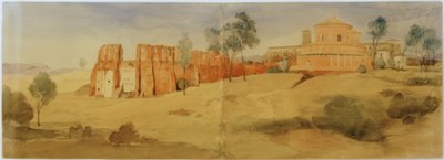Pohled na Santa Costanza od Johann Wilhelm Schirmer