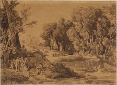 Vynález umění v Kainově rodu (Genesis 4, 20-22) od Johann Wilhelm Schirmer