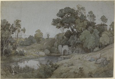 Jeskyně Egerie od Johann Wilhelm Schirmer