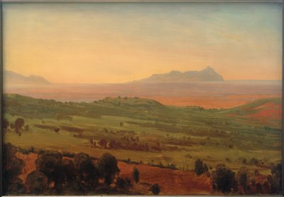 Italská krajina od Johann Wilhelm Schirmer