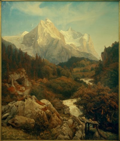 Johann Wilhelm Schirmer, Wetterhorn od Johann Wilhelm Schirmer