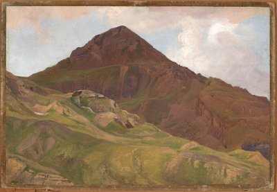 Holá vysokohorská krajina od Johann Wilhelm Schirmer