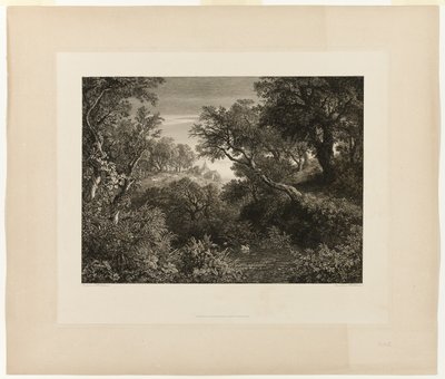 Velká německá krajina od Johann Wilhelm Schirmer