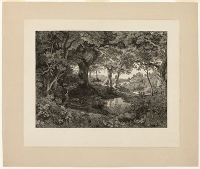 Velká italská krajina od Johann Wilhelm Schirmer