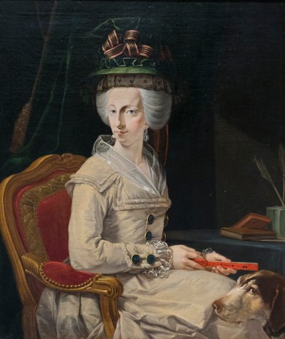 Marie Amálie Rakouská, asi 1778-79 (olej na plátně) od Johann Zoffany