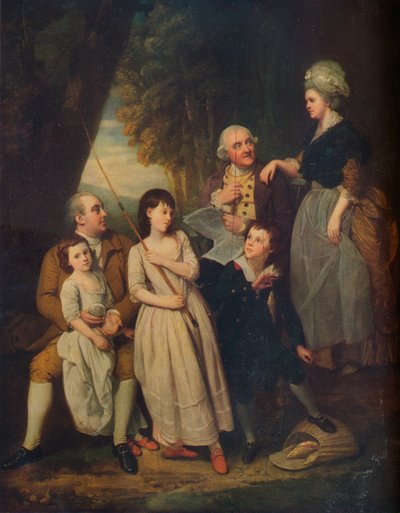 Pan a paní Burkeovi z Carshaltonu, 18. století, 1917 od Johan Joseph Zoffany