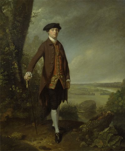 Thomas LeBlanc, kolem 1765-70 od Johan Joseph Zoffany