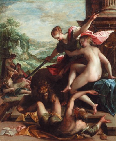 Triumph of Truth, cca 1598 (olej na mědi) od Johann or Hans von Aachen