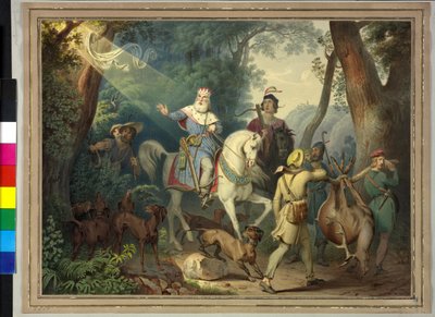 Legenda o závoji od Johann the Yngr. Dallinger von Dalling