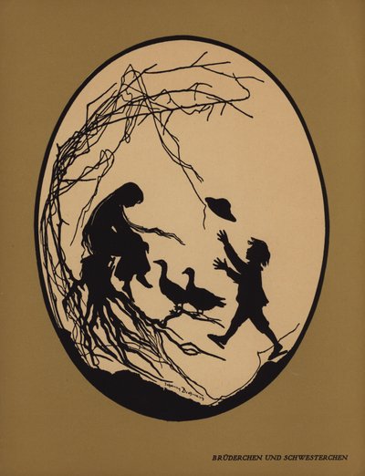 Bratr a sestra (litho) od Johanna Beckmann