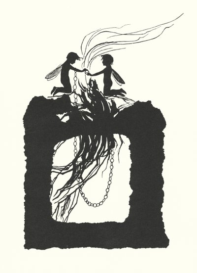 Silueta Johanny Beckmannové (litografie) od Johanna Beckmann
