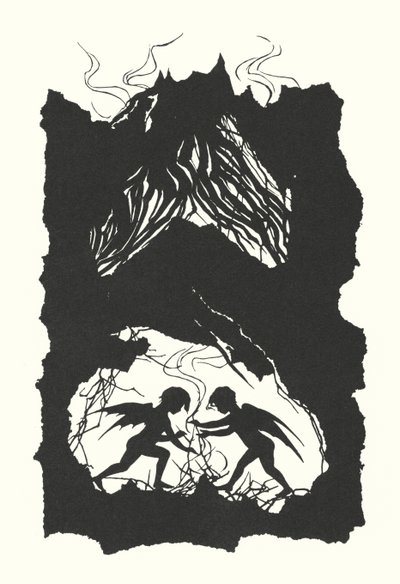 Silueta Johanny Beckmannové (litografie) od Johanna Beckmann