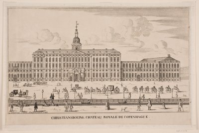 Zámek Christiansborg od Johanna Fosie