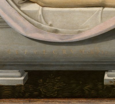 Oplakávání, detail, cca 1490-1510 od Johannes (fl.16th century) Hispanus