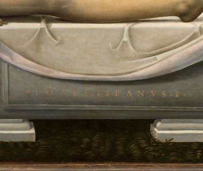 Oplakávání, detail, cca 1490-1510 od Johannes (fl.16th century) Hispanus