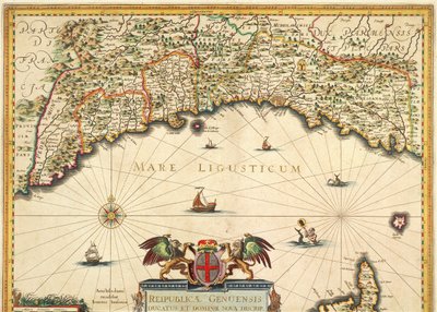 Janovská republika, mapa Jan Baptist Vrients, mědirytina od Johannes Baptista Vrints