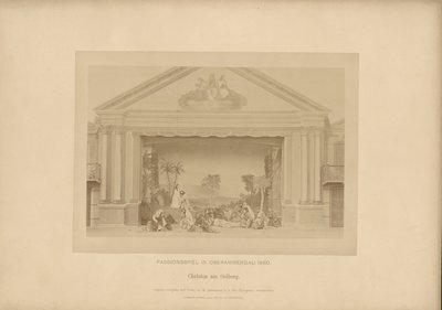 Pašijová hra z Ober-Ammergau - Kristus na hoře Olivetské od Johannes Bernhard