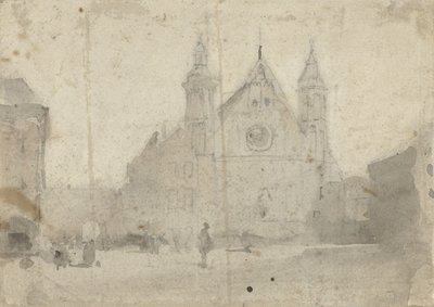Pohled na Ridderzaal na Binnenhof od Johannes Bosboom