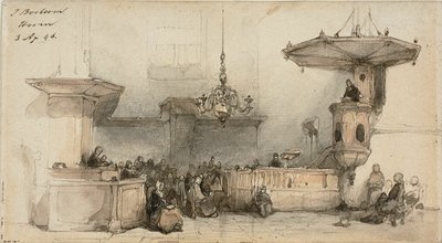 Interiér kostela od Johannes Bosboom