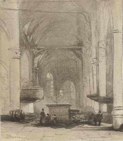 Kerkinterieur od Johannes Bosboom