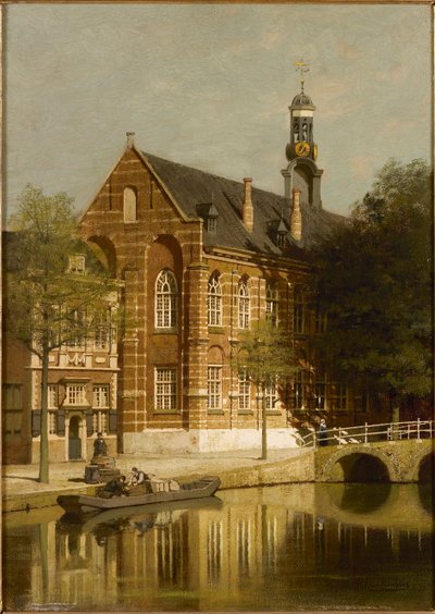Pohled na Leiden. od Johannes Christiaan Karel Klinkenberg