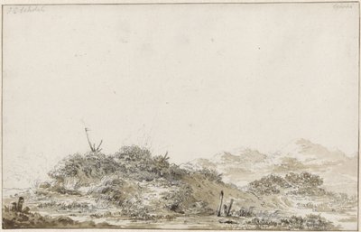 dunová krajina od Johannes Christiaan Schotel