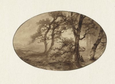 okraj lesa od Johannes Franciscus Hoppenbrouwers
