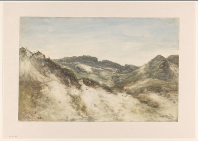 Dunová krajina v Zorgvliet od Johannes Gijsbert Vogel
