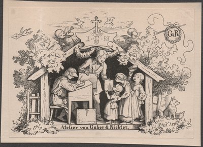 Studio Gaber  Richter od Johannes Heinrich & Gaber August (1823 1894) Richter