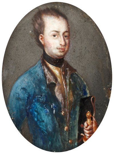 Portrét švédského krále Karla XII. 1682-1718 od Johannes Heinrich Möller