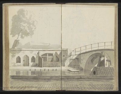 Weesbrug přes Oudegracht v Utrechtu od Johannes Huibert Prins