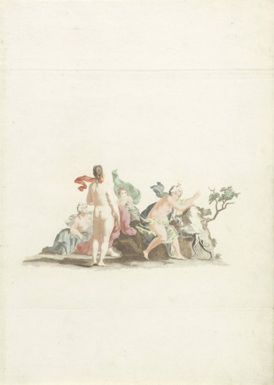 Diana a její nymfy od Johannes Jacobsz van den Aveele (attributed to)