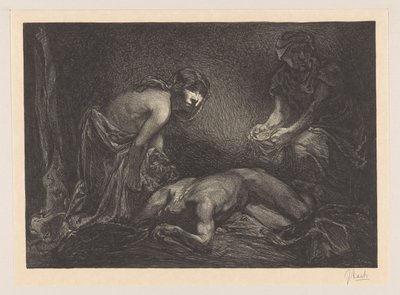 Judith a služebná s hlavou a tělem Holoferna od Johannes Josephus Aarts (signed by artist)