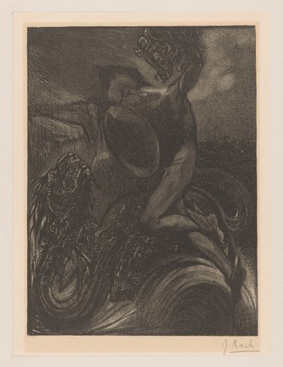 Perseus a mořská příšera od Johannes Josephus Aarts (signed by artist)