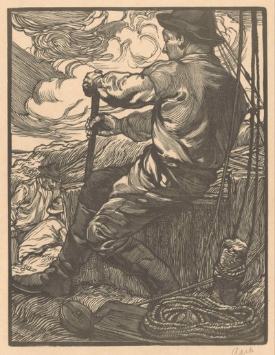 Pying Worker od Johannes Josephus Aarts (signed by artist)