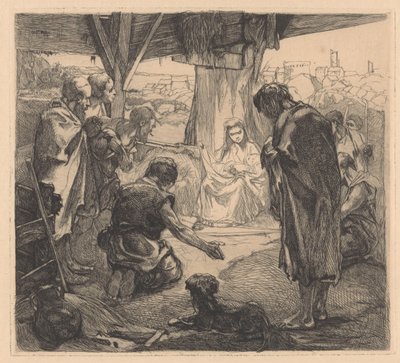 Klanění pastýřů od Johannes Josephus Aarts