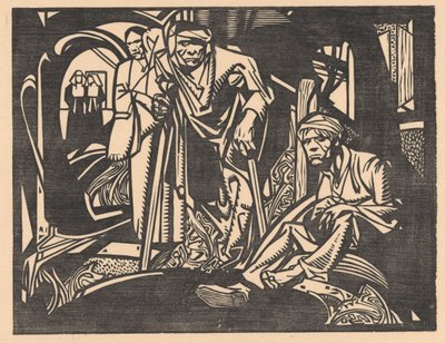 Zraněný v kostele od Johannes Josephus Aarts