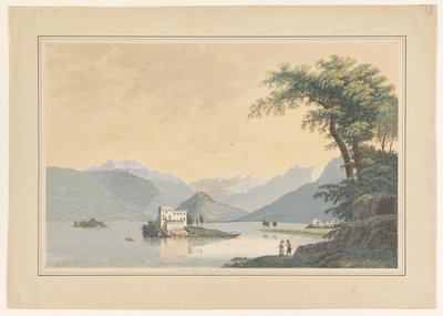 Pohled na Isola Madre v jezeře Maggiore od Johannes Josephus Aarts