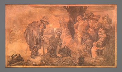 Skupina mužů a žen na stromě od Johannes Josephus Aarts