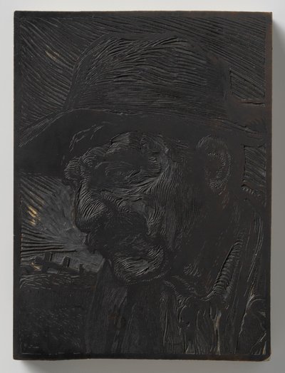 Mužská hlava vlevo od Johannes Josephus Aarts