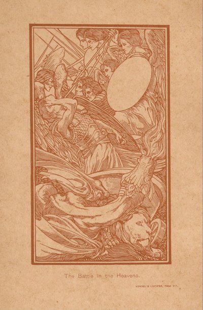 Strijd in de hemel The Battle in the Heavens (název na předmětu) od Johannes Josephus Aarts