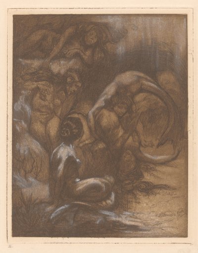 Pět mořských panen od Johannes Josephus Aarts