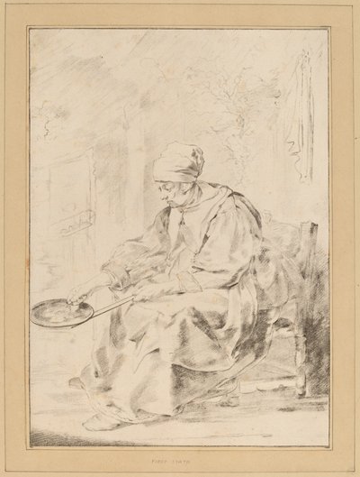 Pancake Woman, 1768. od Johannes Kornlein